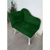 Aldagelsin Tekli Köşe Koltuğu Josefin Bench Beyaz Ayak - Yeşil