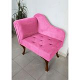 Aldagelsin Tekli Köşe Koltuğu Josefin Bench Ceviz Ayak - Pembe