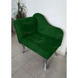 Aldagelsin Tekli Köşe Koltuğu Josefin Bench Gümüş Ayak - Yeşil