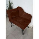 Aldagelsin Tekli Köşe Koltuğu Josefin Bench Siyah Ayak - Kahve