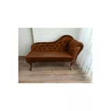 Aldagelsin Ters Kol Dekoratif Bihter Koltuk Josefin Puf 110 Cm Ceviz Ayak Kahve 110 X 50