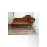 Aldagelsin Ters Kol Dekoratif Bihter Koltuk Josefin Puf 110 Cm Siyah Ayak Kahve 110 X 50