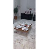 AldaGelsin Yeni Model Dikdörtgen Yer Sofrası 60 x 110 cm - Kahverengi