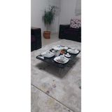 AldaGelsin Yeni Model Dikdörtgen Yer Sofrası 70 x 120 cm - Siyah