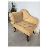 Aldagelsin Yeni Model Tekli Köşe Koltuğu Josefin Bench Ceviz Ayak Vizon 75 X 45