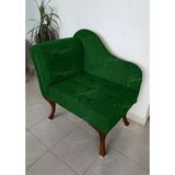 AldaGelsin Yeni Model Tekli Köşe Koltuğu Josefin Bench Ceviz Ayak - Yeşil
