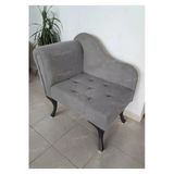 Aldagelsin Yeni Model Tekli Köşe Koltuğu Josefin Bench Siyah Ayak Gri 75 X 45