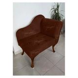 Aldagelsin Yeni Model Ters Kol Tekli Köşe Koltuğu Josefin Bench Ceviz Ayak Kahve 75 X 45