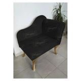 Aldagelsin Yeni Model Ters Kol Tekli Köşe Koltuğu Josefin Bench Gold Ayak Siyah 75 X 45