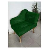 Aldagelsin Yeni Model Ters Kol Tekli Köşe Koltuğu Josefin Bench Gold Ayak Yeşil 75 X 45