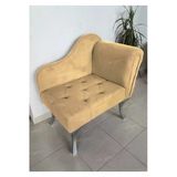 Aldagelsin Yeni Model Ters Kol Tekli Köşe Koltuğu Josefin Bench Gümüş Ayak Vizon 75 X 45