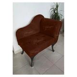 Aldagelsin Yeni Model Ters Kol Tekli Köşe Koltuğu Josefin Bench Siyah Ayak Kahve 75 X 45