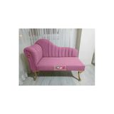 Aldagelsin Yeni Model Ultra Lüks Alda Çizgili Josefin Bench Puf Pembe