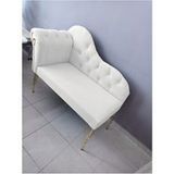 AldaGelsin Yeni Nesil Metal Gold Ayak Alda Josefin 130 cm - Beyaz
