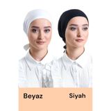 ALDAIYR 2 ADET Düz Dikişsiz Penye Bone