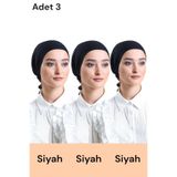 ALDAIYR 3 ADET Düz Dikişsiz Penye Bone