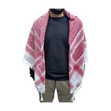 ALDAIYR PÜSKÜLLÜ Keffiye Puşi BORDO 140x140
