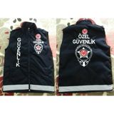 Aldatmaz Askeri Malzeme Adana Yazıları Nakış Işlemeli.özel Güvenlik Yeleği Satınal.Sivile Satılmaz - 2XL