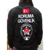 Aldatmaz Askeri Malzeme Adana Yenı Model Özel Güvenlik Polar Mont - Siyah - 2XL