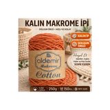 aldemir Kalın Makrome Çanta İpi 3mm 250gr 150m Pamuk Nm:0.60 | Supla Şapka Yazlık Örgü İpi