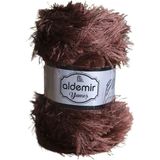 Aldemir Yumoş Sakallı Örgü Ipi 017 / 5 Adet - - - Kahverengi