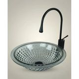 Alder Dekoratif Gümüş Cam Lavabo