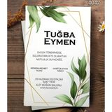 Aldialiyor 4047 Ekolife Düğün Ve Nişan Davetiyesi 1000 Adet Al 400 Adet Bizden