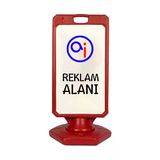Aldialiyor Kırmızı A-Tabela 105Cm Reklam Dubası