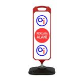 Aldialiyor Kırmızı Vale Duba 80 Cm Reklam Dubası