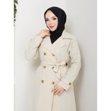 Aldini Yazlık Trenckot ATRENC0001 - Krem - 44
