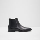 Aldo Braymond Siyah Deri Bot - Platform Topuklu, Slip-On, Rahat Kullanım Özelliği