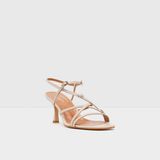 Aldo Casella-Tr Sandalet Yüksek Topuklu Sandalet Abiye Sandalet - Naturel - Ekru