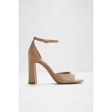 Aldo Florianna Sandalet Yüksek Topuklu Sandalet Abiye Sandalet - Naturel - Bej
