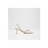 Aldo GAVEDESSI Kadın Hakiki Deri Açık Beyaz İnce Topuklu Ayakkabı