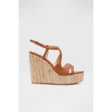 Aldo Jinnie-Tr Sandalet Dolgu Sandalet Yüksek Topuklu Sandalet - Kahverengi - Taba