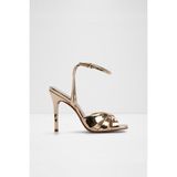 Aldo Meteora Sandalet Yüksek Topuklu Sandalet Abiye Sandalet - Sarı - Gold