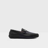 ALDO Siyah Deri Erkek Ayakkabı Oxford&Loafer Düz Taban ile Şık Tasarım