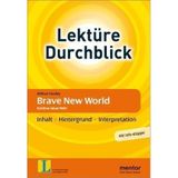 Aldous Huxley: Brave New World. Schöne neue Welt - Buch mit Info-Klappe: Inhalt - Hintergrund - Interpretation