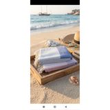 ALE HOME %100 Pamuk Plaj Havlusu 2'li Set Özel Dokuma