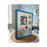 Aledo 10x15cm 200'lük Erkek Bebek Desenli Fotoğraf Albümü ALD-PP46200-3mavi