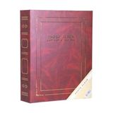Aledo 15x21cm 100’LÜK Ciltbezli Fotoğraf Albümü 689106-BORDO