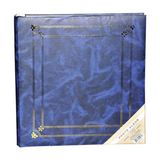 Aledo Mavi Manyetik Yapışkanlı Ciltbezli Fotoğraf Albümü 31x32 cm 50 Yaprak Serbest Kesim