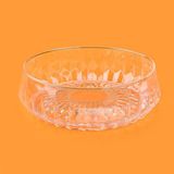 Alegre Glass Cansu Şeffaf 24x17.5 cm Servis Kasesi
