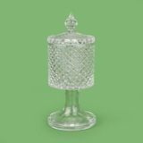 Alegre Glass Espina Kapaklı Şeffaf 280 ml Kurabiyelik