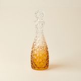 Alegre Glass Iris Kapaklı Karaf - Amber - 1 Lt