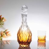 Alegre Glass Linda Damla Karaf - 12X36 cm - Amber - 1 lt
