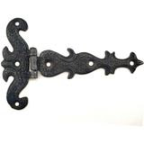 Alem Antika Tarz Dekoratif Pirinç Kuyruklu Kelebek Menteşe - 94X147 Mm, Oksit