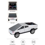 Alem D68 Cyber Model Araba Tasarımlı Bluetooth Hoparlör 15W Güçlü Ses Rgb LED /tws/usb Beyaz