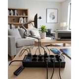Alemdar Pazarlama Akım Korumalı 10'lu Çoklu Priz Usb-A ve Type-C Şarj Çıkışlı - Çok Renkli - belirtilmemiş