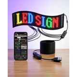 Alemdar Pazarlama Rgb LED Matrix Panel 60 cm 16X96 Piksel Kayan Yazı Animasyonlu - 1 m - Çok Renkli